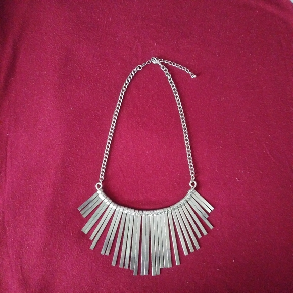 Silver Necklace and Earring Set - Picture 3 of 6